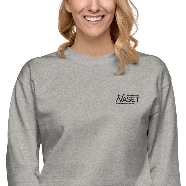 NASET Unisex Premium Sweatshirt (black logo)